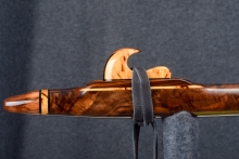 Walnut Burl Native American Flute, Minor, Mid G-4, #T9F (8)